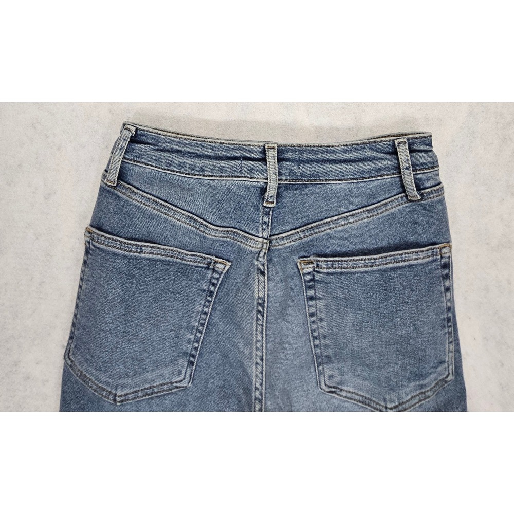 Free People‎ Jeans 27 Sierra NEW Skinny Jegging Raw Hem Stretch Blue High Rise - Picture 5 of 8